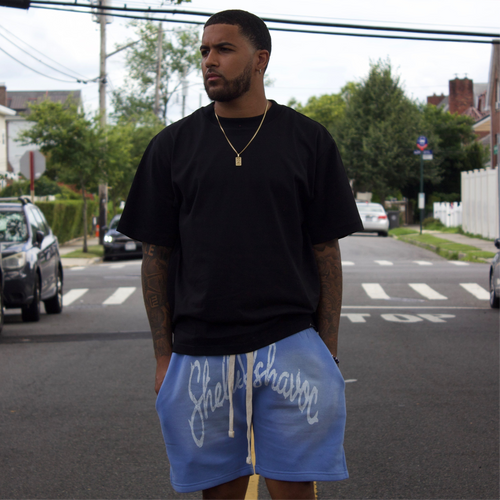 Black "sheluvshavoc" Over Size Tee