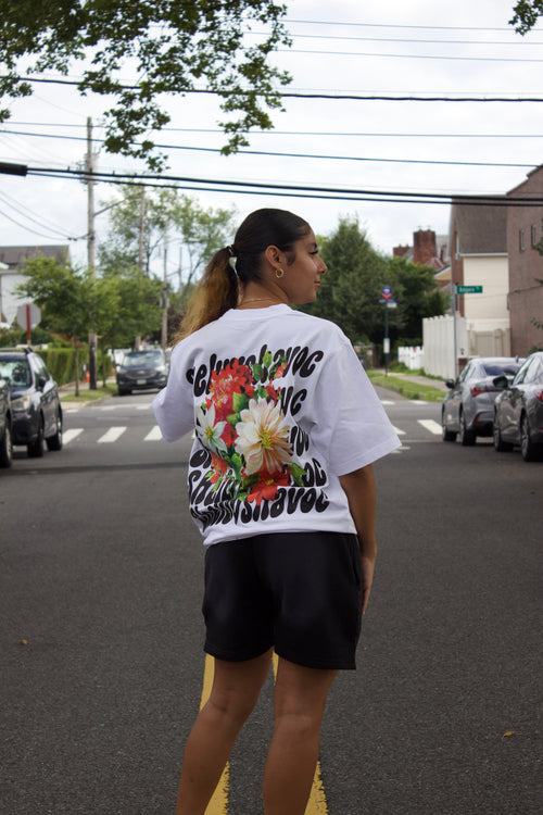Black Cotton "sheluvshavoc" Shorts